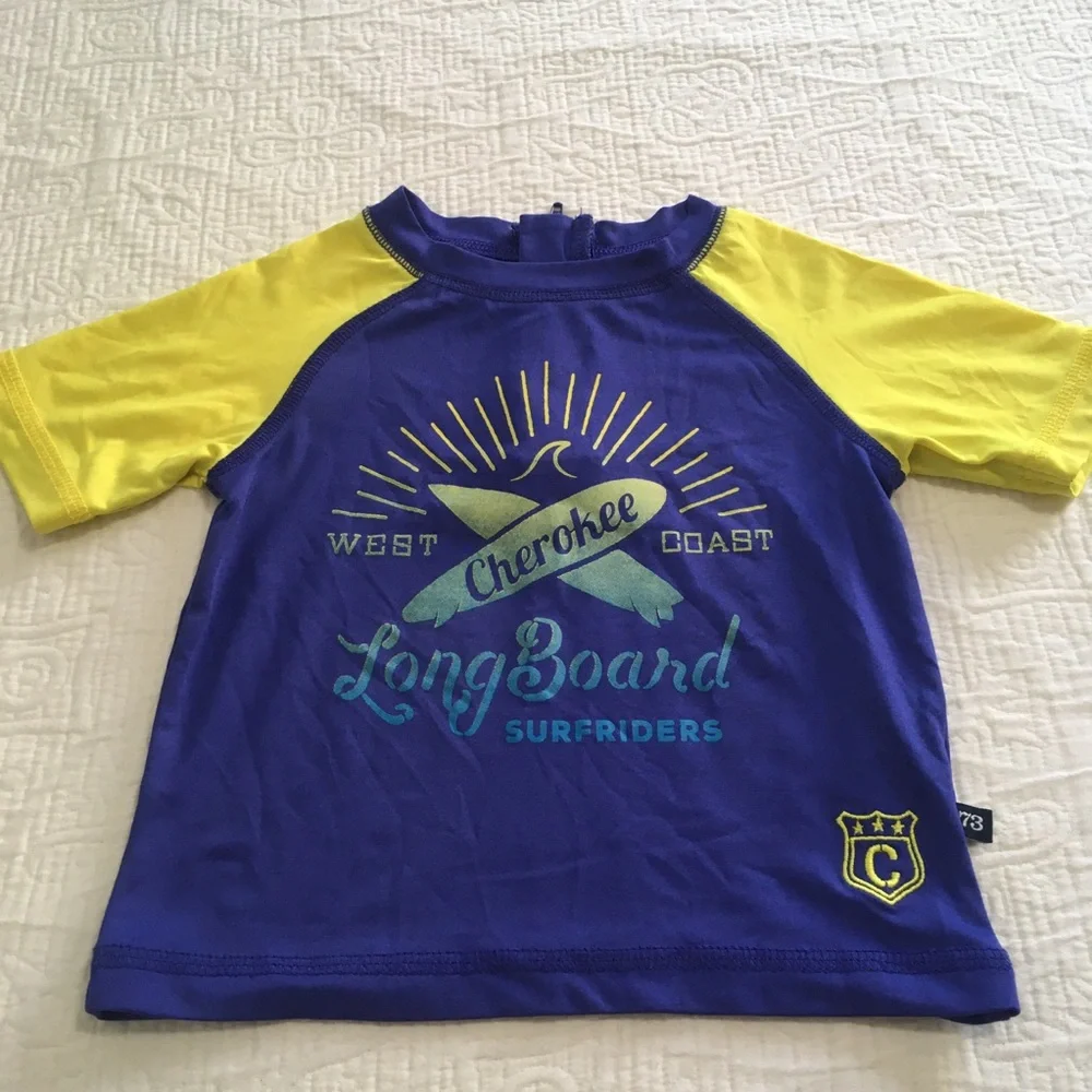 24m (6/$20) Cherokee Rash Guard Top - Picture 1 of 7